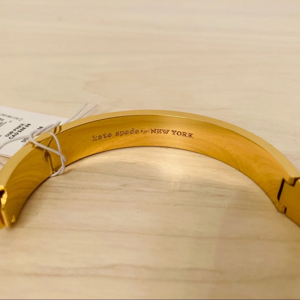 Kate Spade Hole Punch Bracelet White NWT - Picture 9 of 14